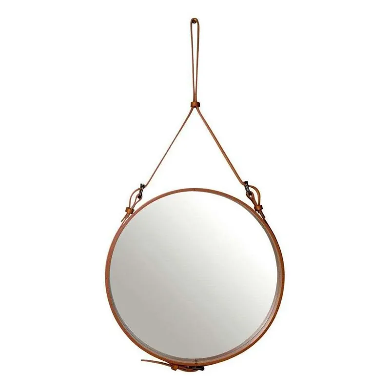 Preț promoțional Adnet Oglindă Circular Ø58 Tan Leather - GUBI