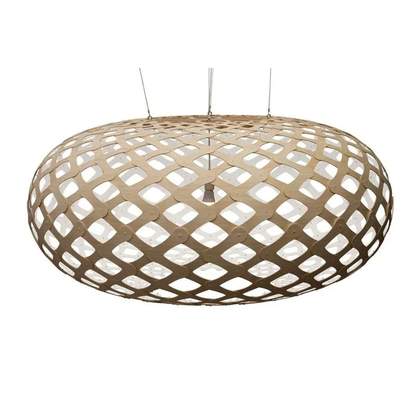 Reduceri Kina Lustră Pendul Ø140 White 1 side - David Trubridge