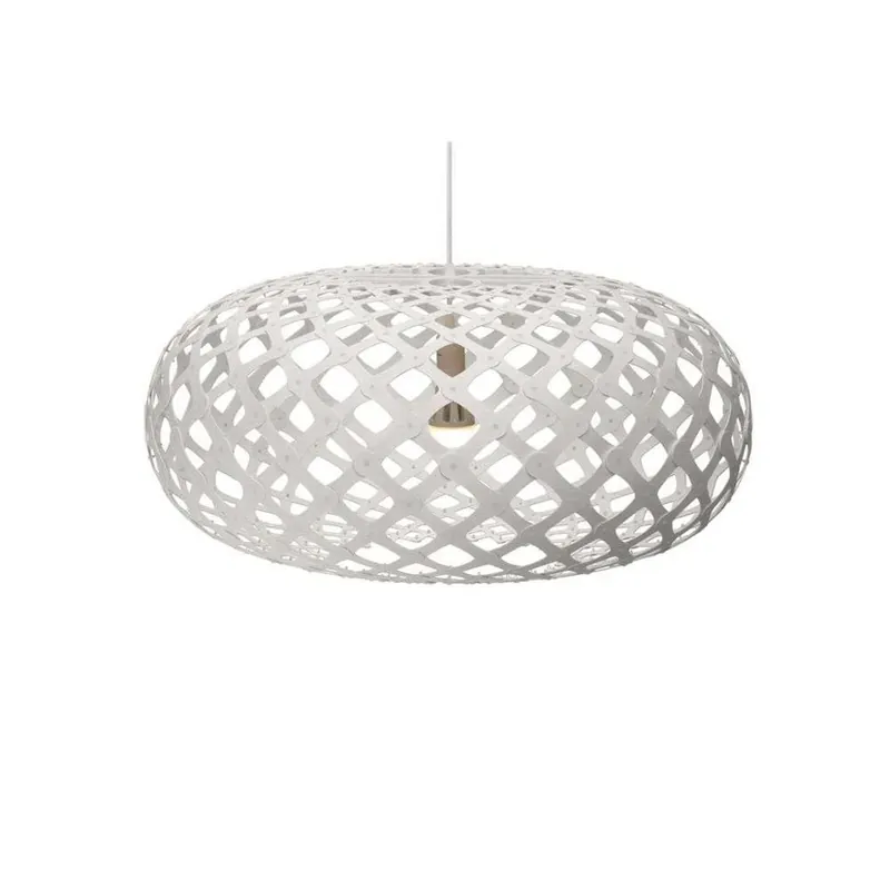 Discount Kina Lustră Pendul Ø80 White 2 Sides - David Trubridge