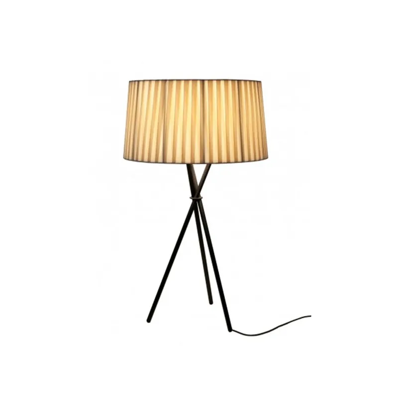Doar azi Trípode M3 Veioză Black/Natural - Santa & Cole