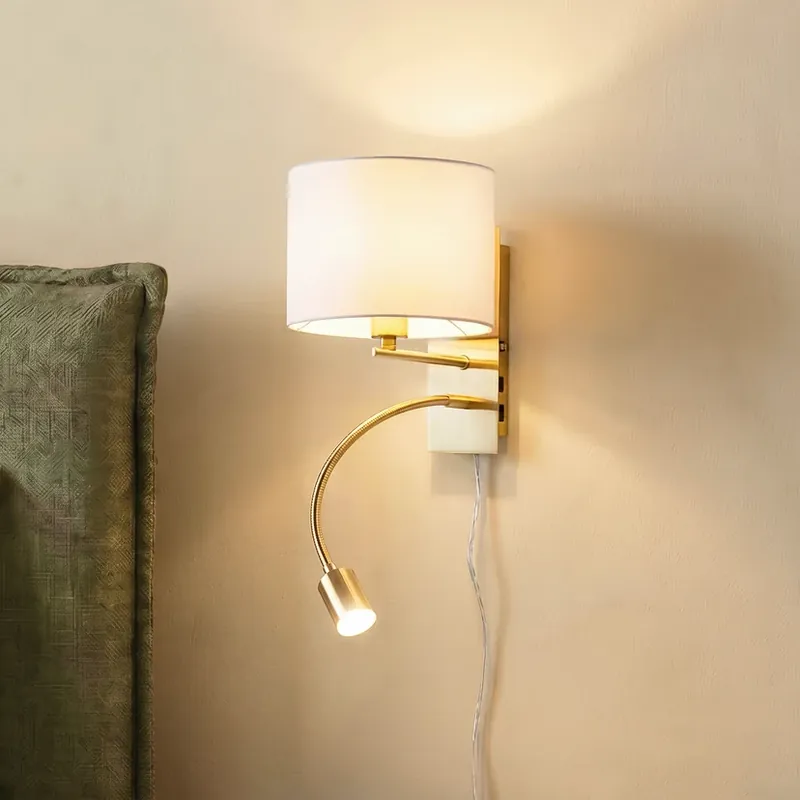 Florens Aplică de Perete White/Brass - Lindby Reducere