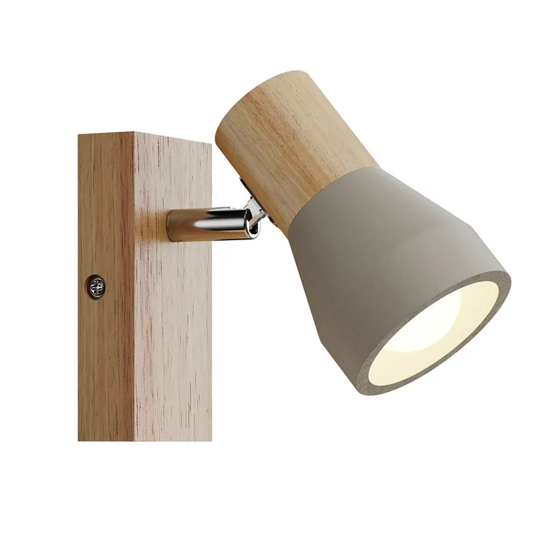 Reducere extra Filiz Aplică de Perete Wood/Concrete - Lindby