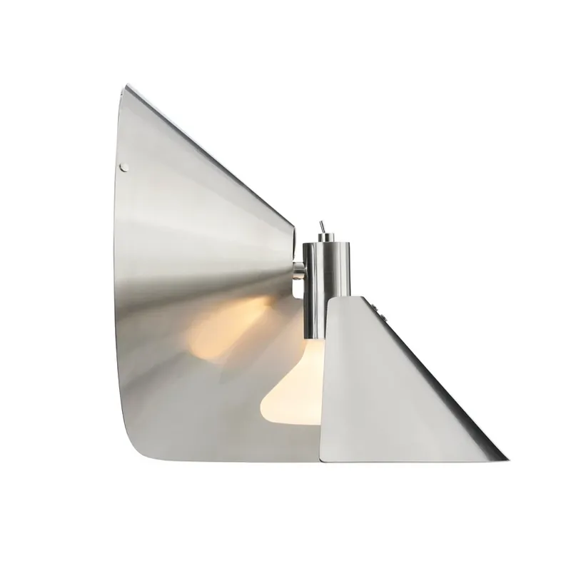 Nu rata Peel Aplică de Perete Brushed Stainless Steel - Frandsen