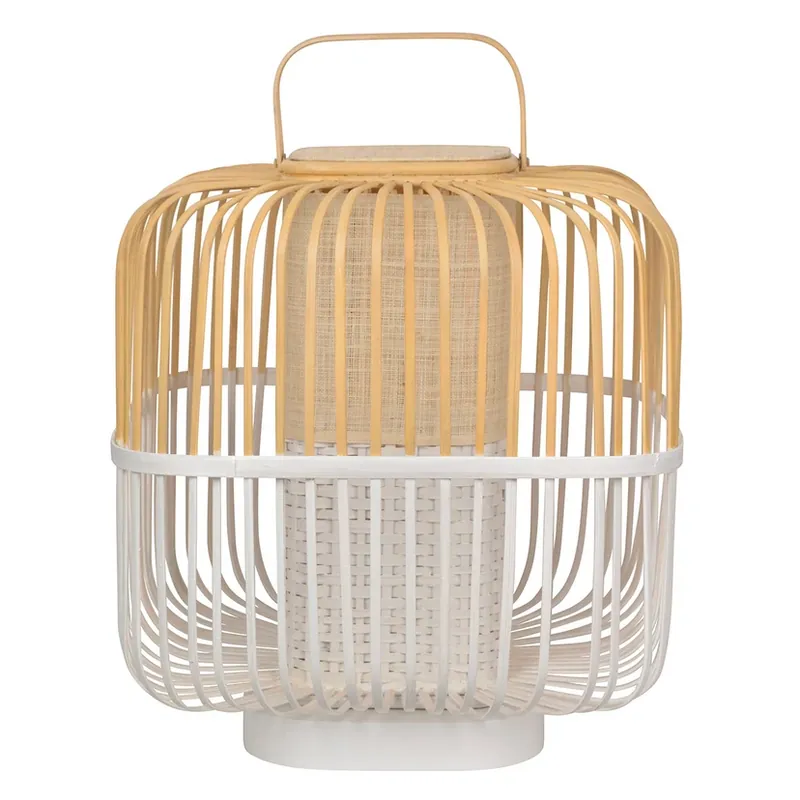 Bamboo Square Veioză M White - Forestier Reduceri