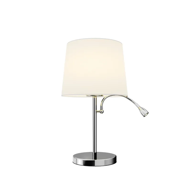 Cumpără online Benjiro Veioză White/Chrome - Lindby