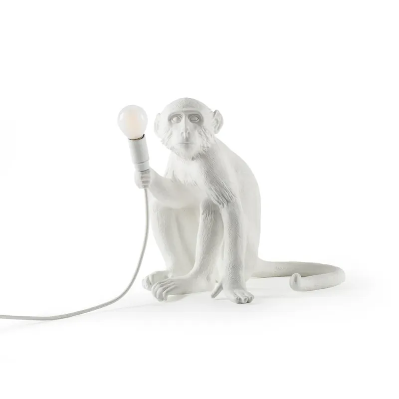 Monkey Sitting Veioză White - Seletti Ofertă