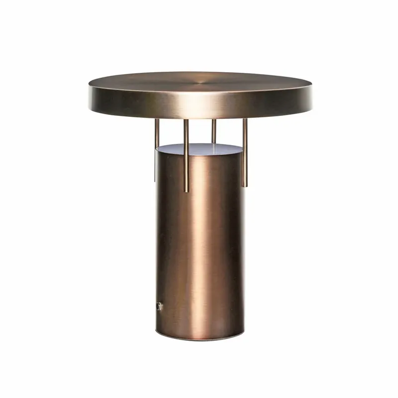 Reduceri Lampa de masă cu LED BringMe, alamă brunată, 28 cm - HÜBSCH