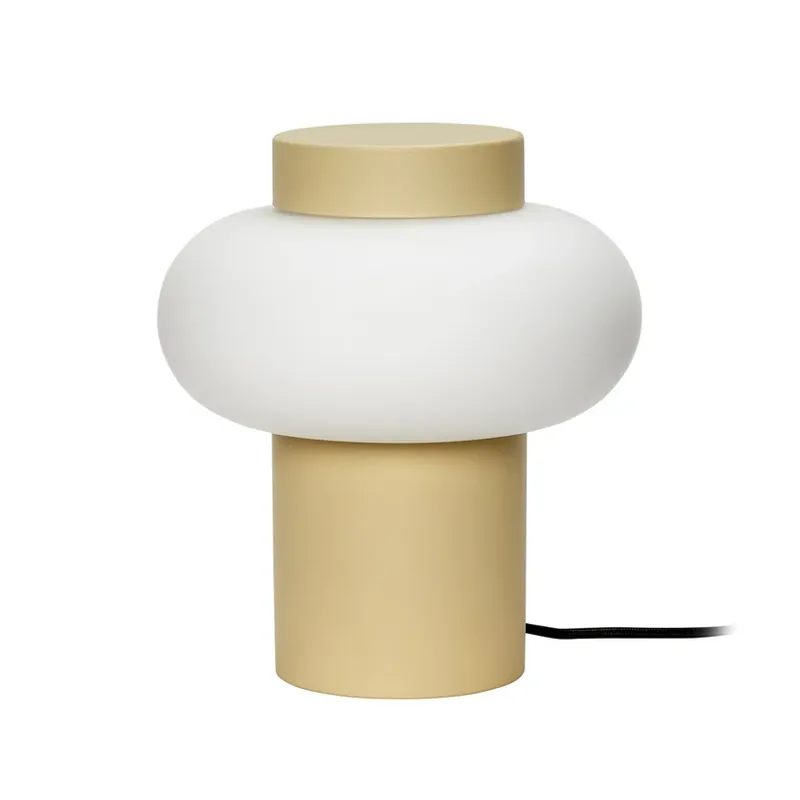 Lichidare de stoc Camp Veioză H25 Opal/Yellow - Hübsch