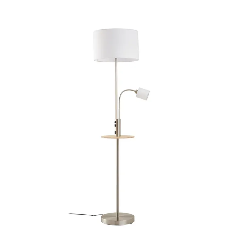 Calitate înaltă Aovan Lampadar w/USB Nickel - Lindby
