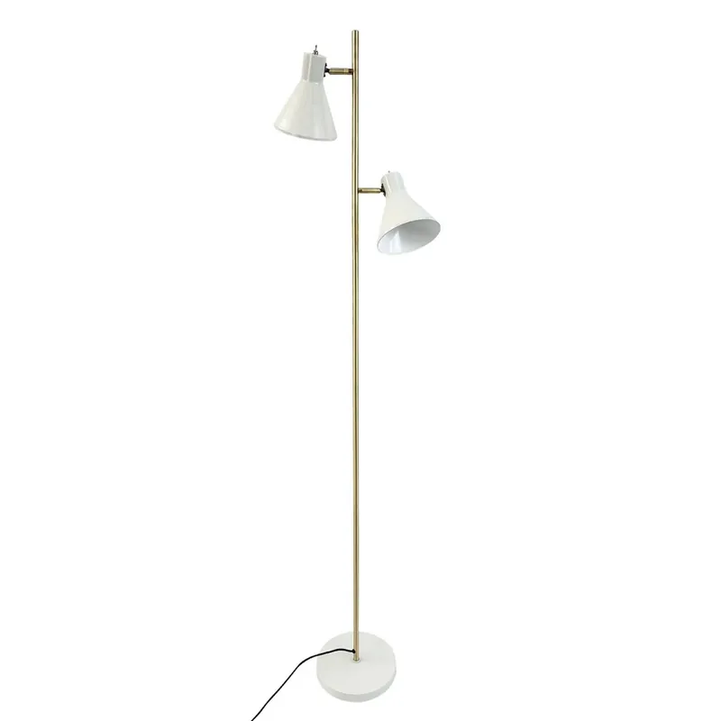 Lampadar de podea Sleep Shiny White/Antique Brass - Dyberg Larsen Preț promoțional