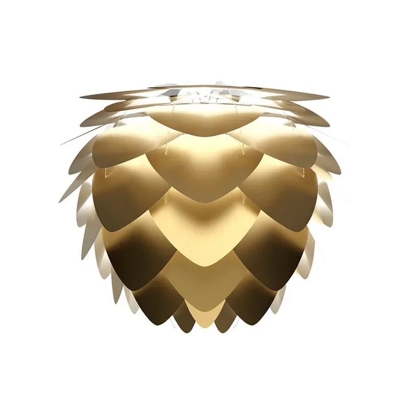 Aluvia Mini Abajur Brushhed Brass - UMAGE Ofertă limitată