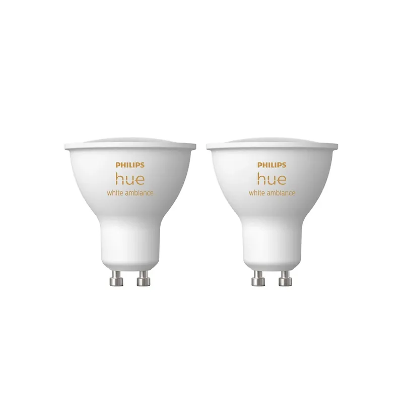 Ofertă exclusivă Philips Hue White Amb. 4,2W GU10 Set de 2 bucăți. - Philips Hue