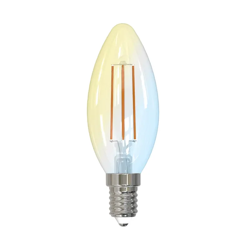 Preferatul clienților Bec 4,2W Tuya WLAN CCT E14 Clear - LUUMR