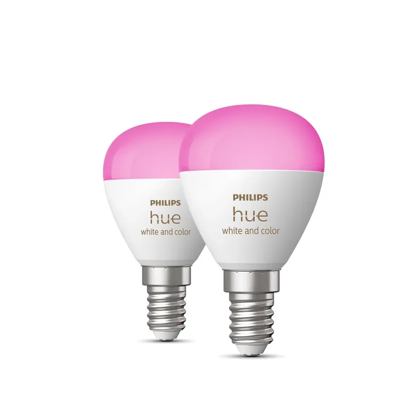 Ofertă specială Philips Hue White&Color Amb. 5,1W Set de 2 bucăți E14 - Philips Hue