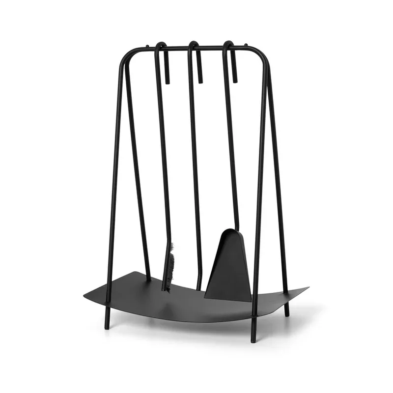 Port Fireplace Tools Black - Ferm Living Cumpără online