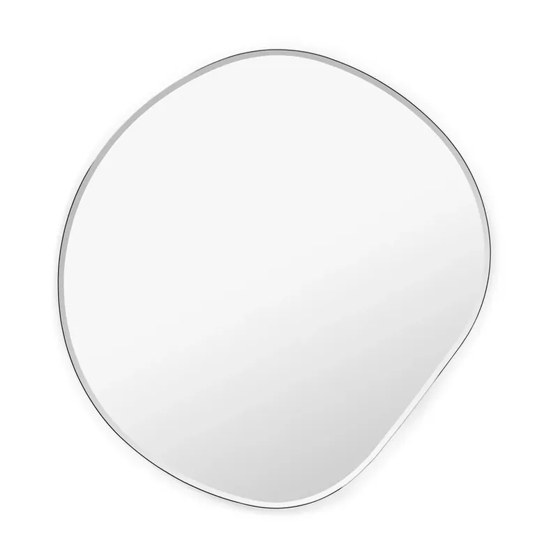 Preferatul clienților Pond Oglindă XL Întuneric Chrome - Ferm Living