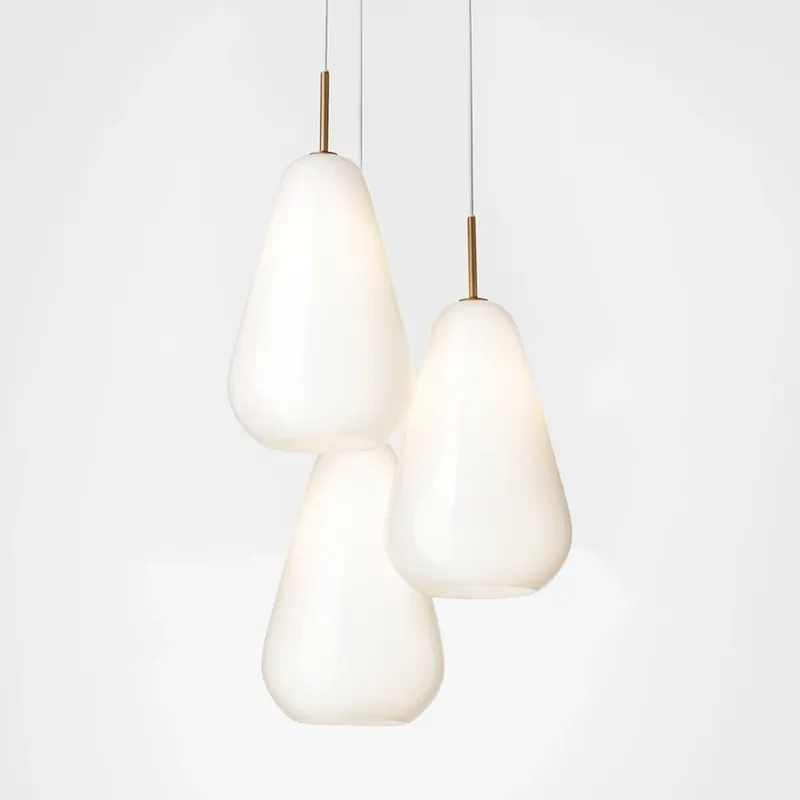 Anoli 3 Candelabru Nordic Gold/Opal - Nuura Ieftin