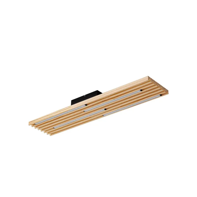 Plafonieră LED Madero, lemn de pin, 90 cm x 20 cm - Lindby Cumpără online