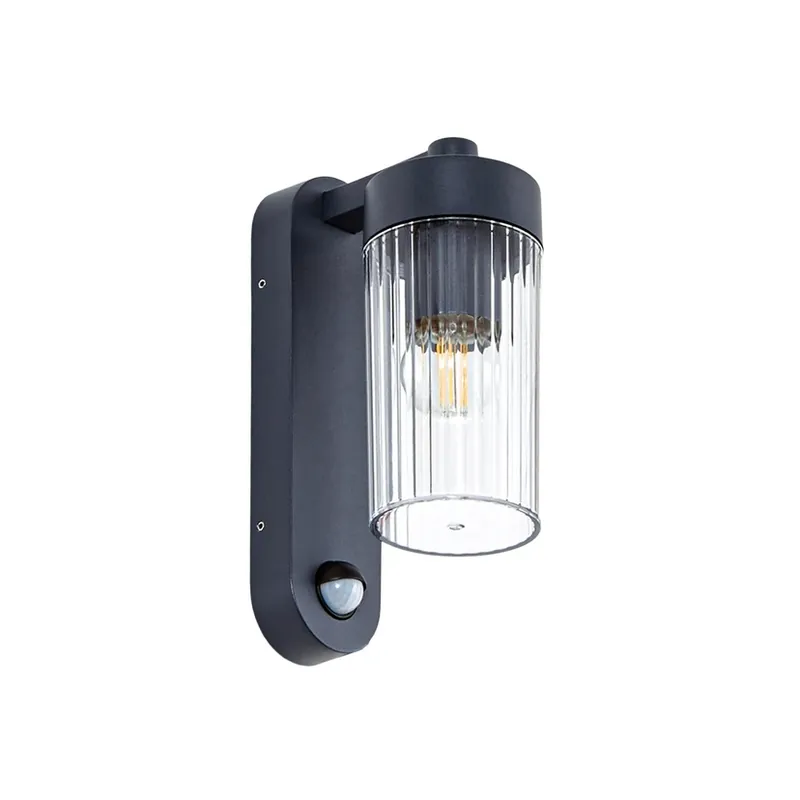 Lampă de exterior Kaliro, 24 cm, antracit, senzor, IP54 - Lindby Vezi acum
