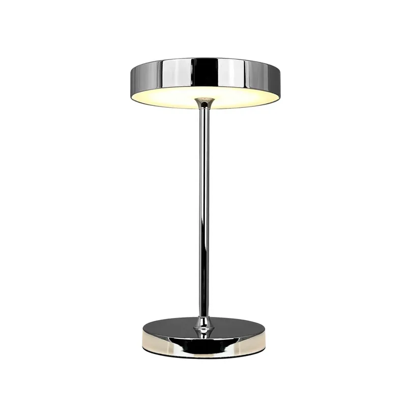 Preț mic Lampa de masă cu baterie LED Starlight, crom, metal - Dyberg Larsen