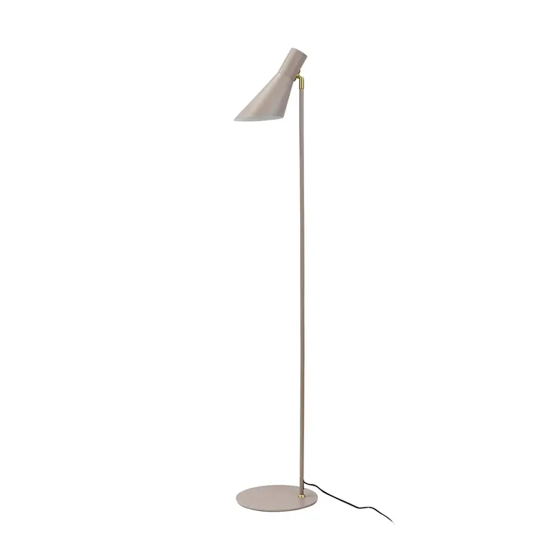DL12 Lampadar, bej/alamă, 139 cm, metal - Dyberg Larsen Ofertă exclusivă
