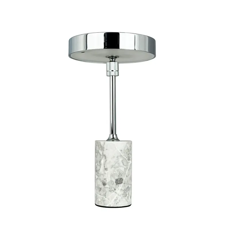 Cumpără online Lampă de masă cu baterie LED Starlight, crom/gri - Dyberg Larsen