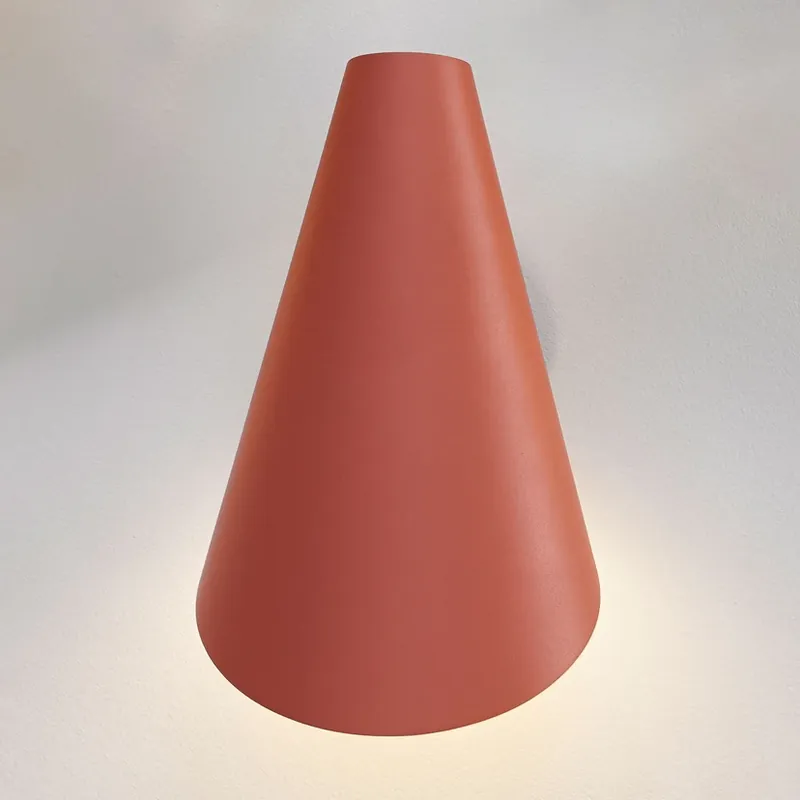 Retur gratuit I.Cono 0720 Aplică de perete, roșu-maro, înălțime 28 cm - Vibia