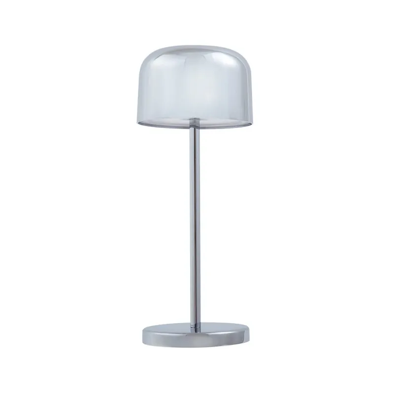 Preț mic Lampa de masă cu LED-uri Quill, cromată, set de 6, stație de încărcare