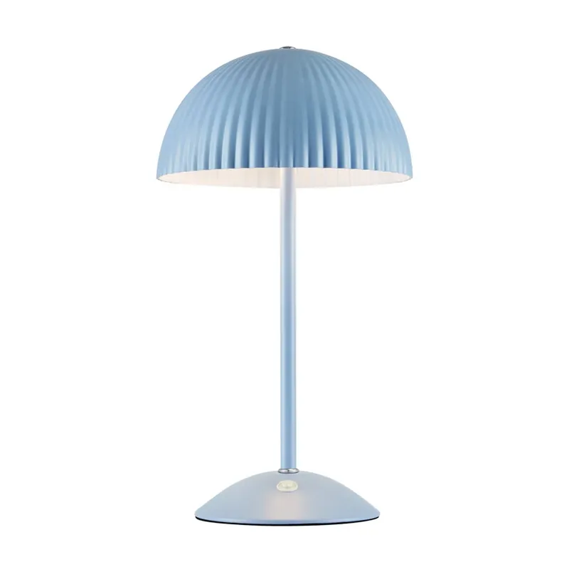 Lampa de masă Zin, albastră, fier, înălțime 35,5 cm, G9 - Markslöjd Ofertă limitată