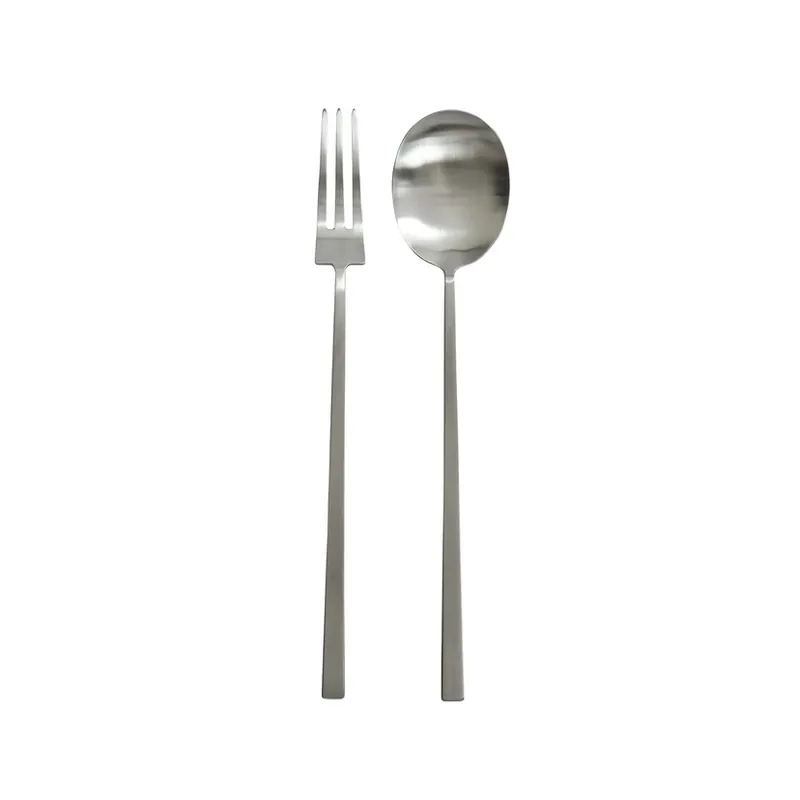 Reducere specială Set de 2 tacâmuri pentru salată Kogei, oțel, 31 cm - 101 Copenhagen