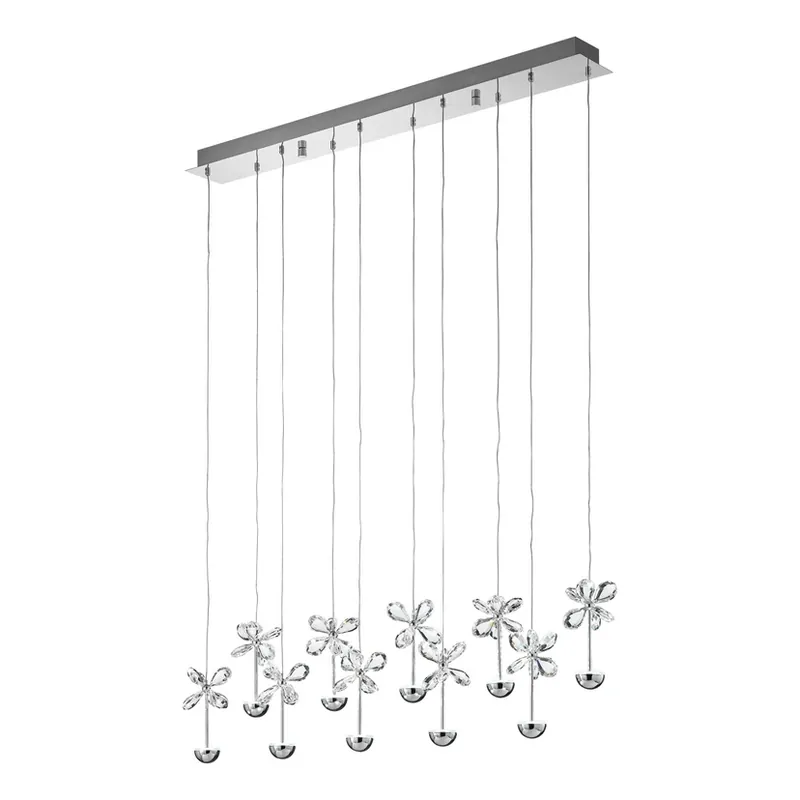Lampă suspendată Pianopoli crom Lungime 87 cm - EGLO Stars of Light Discount
