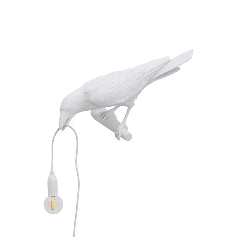 Bird Lamp Looking Left Aplică de Perete White - Seletti Chilipir