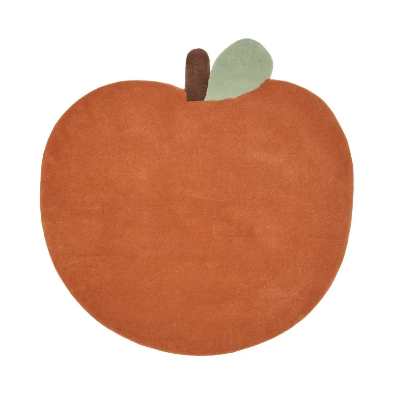 Covor APPLE, teracotă, lână/bumbac - ferm LIVING Calitate înaltă