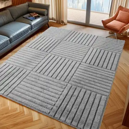 Livrare rapidă Covor Art boho V3 Argintiu 160x230 cm