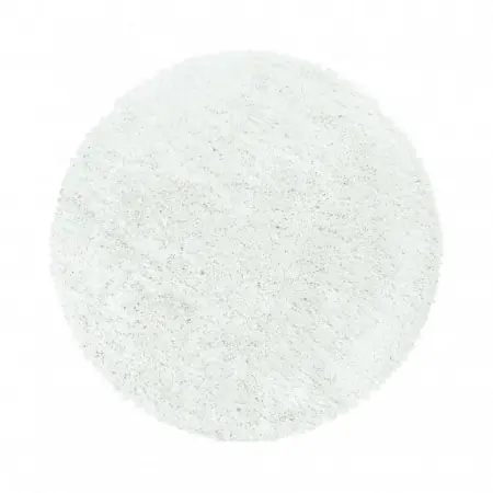 Preț redus Covor Fluffy Alb 120x120 cm