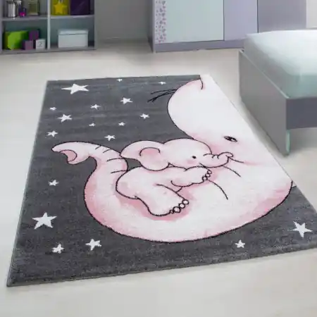 Covor Kids Roz V2 80x150 cm Ieftin