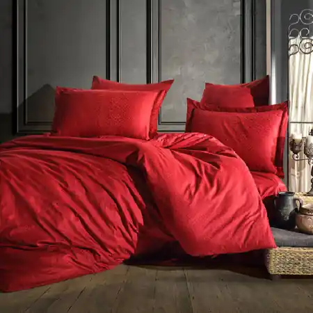 Expediere rapidă Lenjerie Austin Rosu (Satin Deluxe)