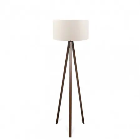 Preț mic Lampadar PWL-1059, E27 nuc-bej, 38x140 cm