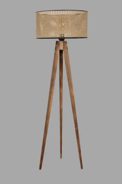 Super ofertă Lampadar Tripod Maro