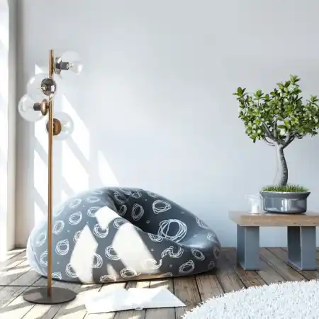 Ofertă exclusivă Lampadar Faze - NT - 116 Auriu