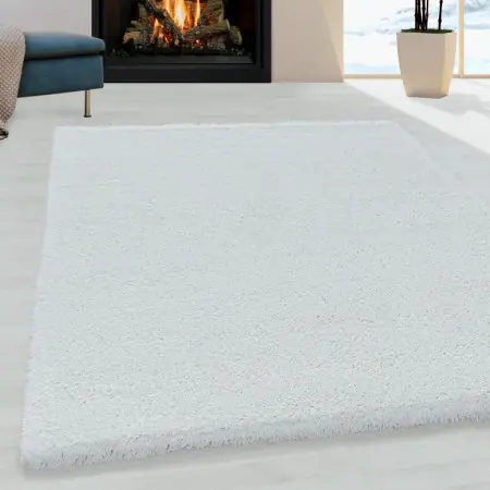 Cel mai vândut Covor Fluffy Alb 60x110 cm
