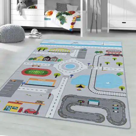 Reducere extra Covor Play Gri V2 100x150 cm
