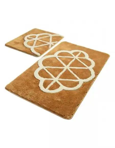 Set 3 Covorase de Baie Sofya Caramel (Acryl) Reducere