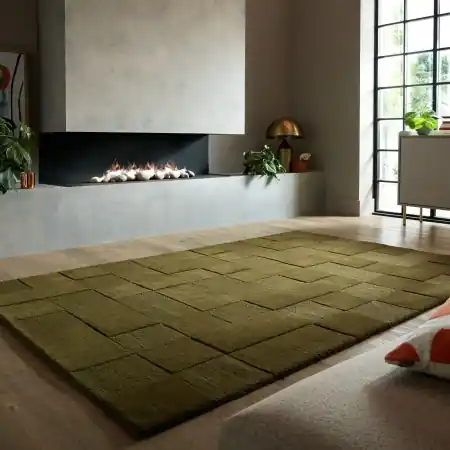 Covor Moderno Caro Verde 200X290 cm, Flair Rugs Chilipir