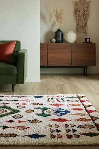 Covor Maroc Fes Shaggy Multicolor 120X170 cm, Flair Rugs Super ofertă