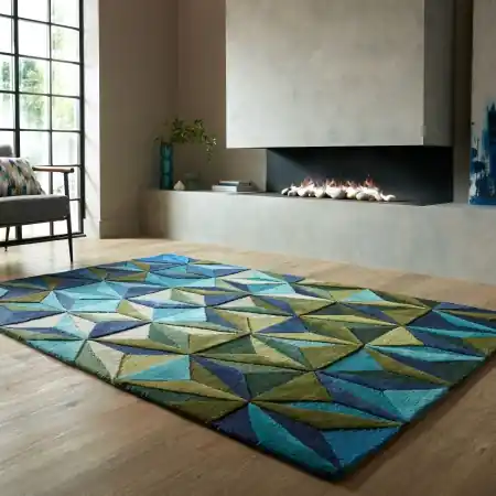 Bestseller Covor Illusion Reverie Albastru 120X170 cm, Flair Rugs