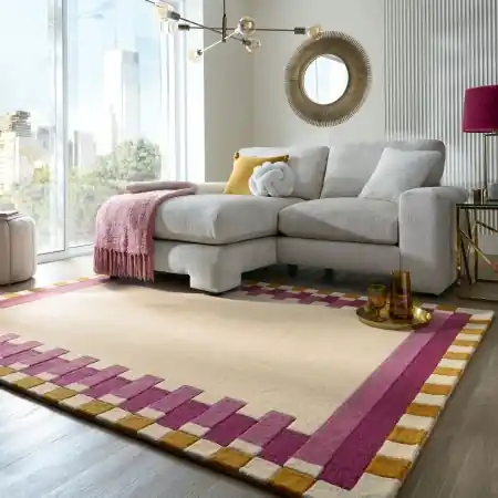 Covor Lois Scallop Kai Wool Verde 120X170 cm, Flair Rugs Reducere specială