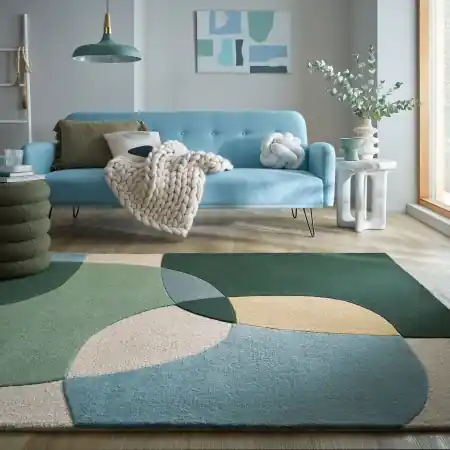 Covor Glow Verde 120x170 cm, Flair Rugs Cel mai vândut