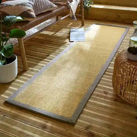 Chilipir Covor traversa Sisal Look Outdoor Gri 60x230 cm, Flair Rugs