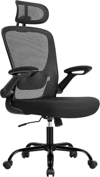 Scaun de birou Negru Songmics 62x62.4x120.4 cm Preț promoțional